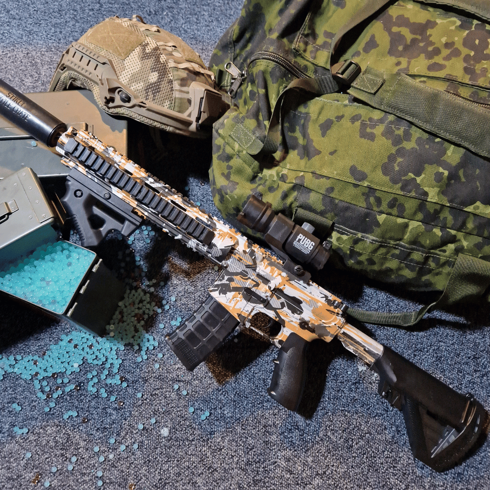 M4 Assault Orange - Elektrisk Gelblaster