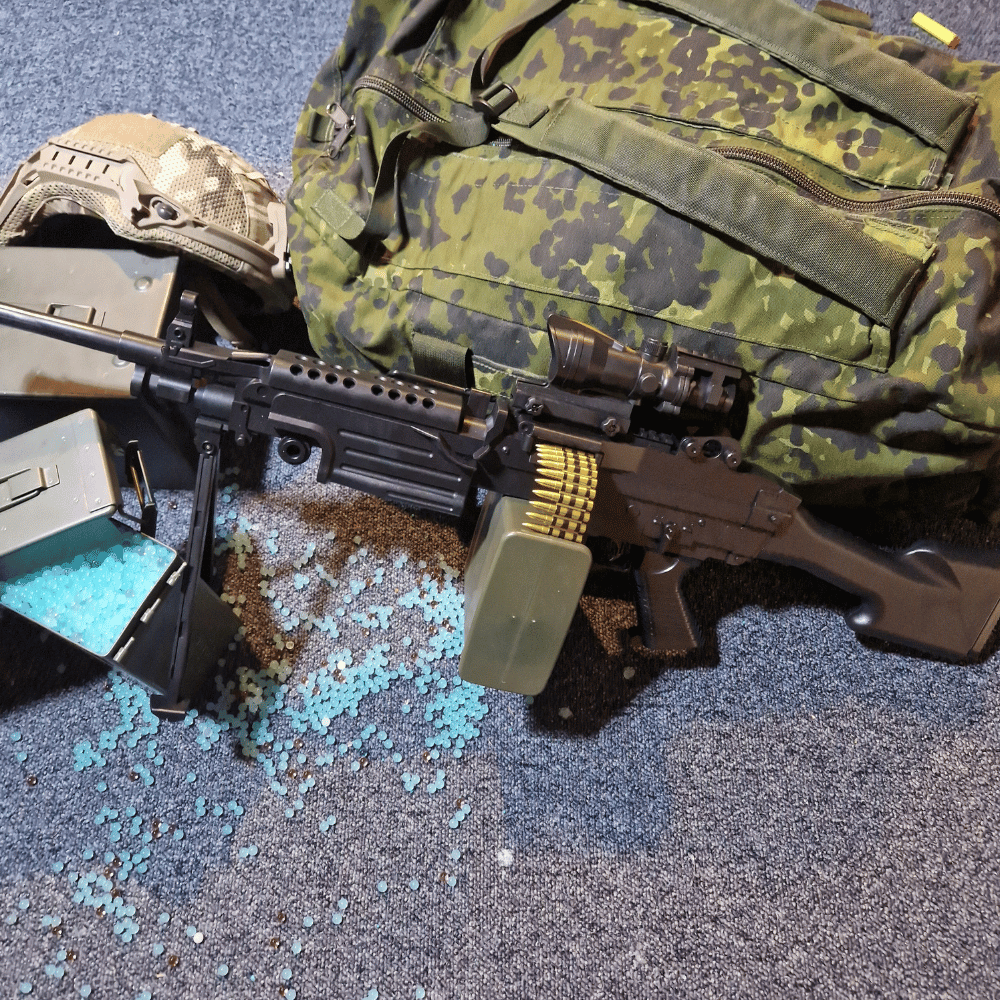 M249 Gelblaster - Elektrisk Gelblaster