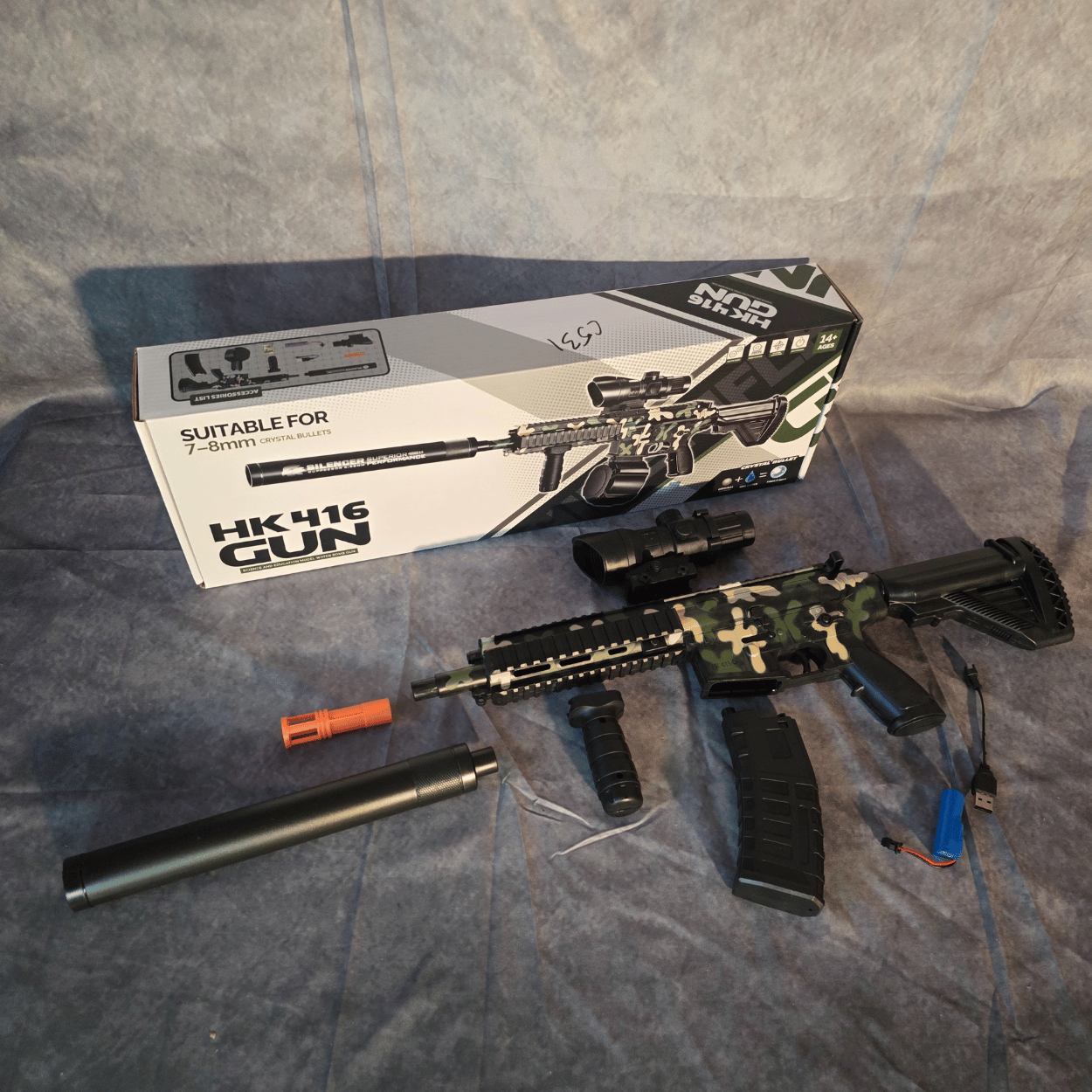 M4 Fight - Elektrisk Gelblaster