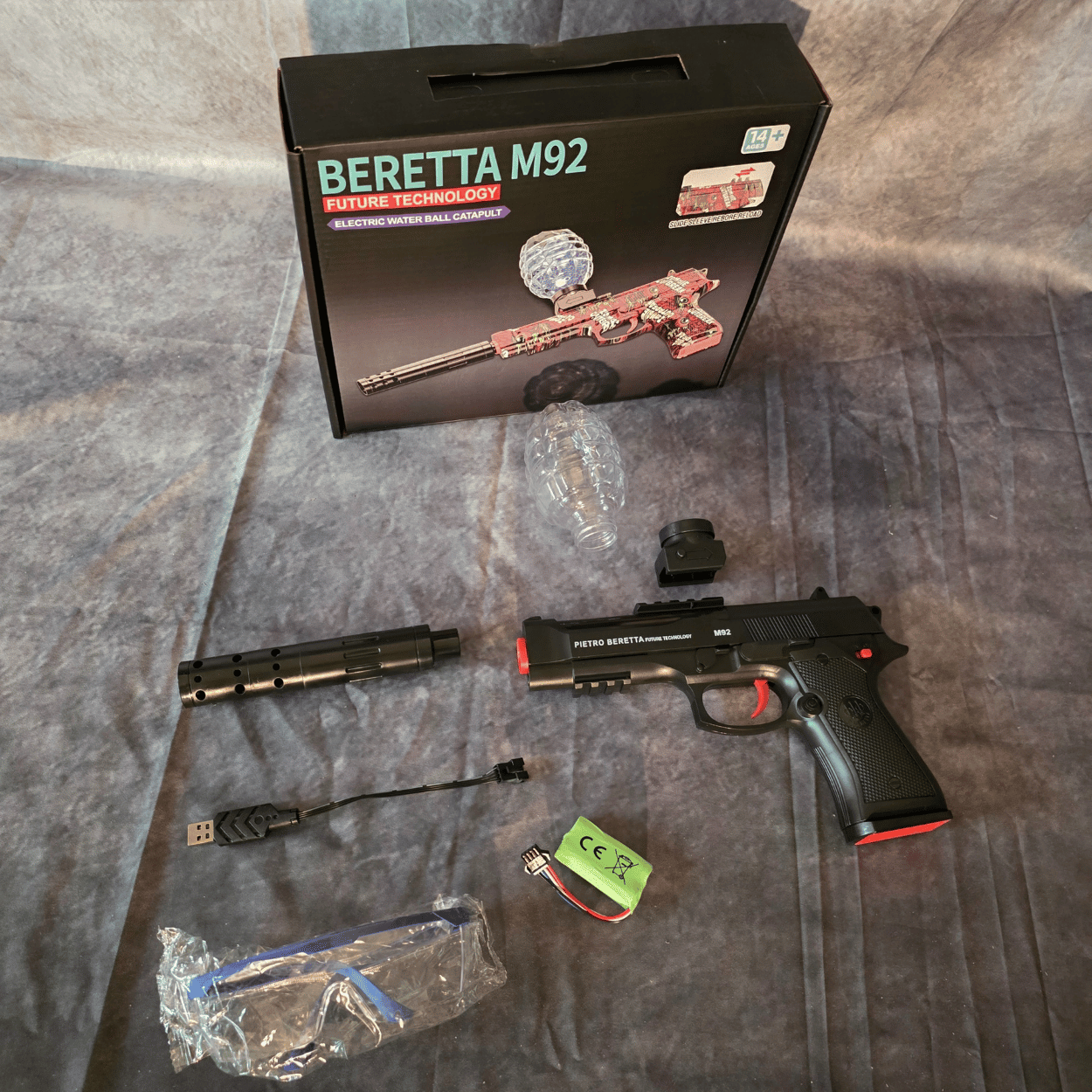 Baretta M92 - Elektrisk Gelblaster