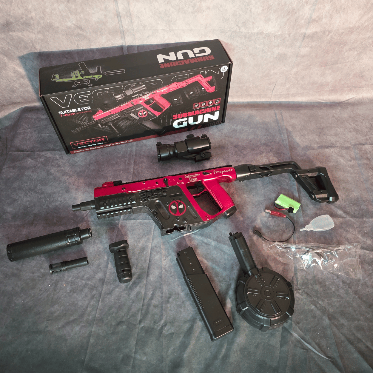 Vector Deadpool - Elektrisk Gelblaster