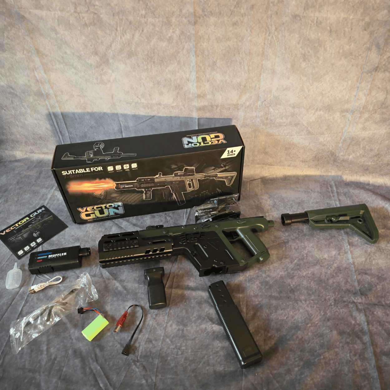 Kriss Vector V2 - Elektrisk Gelblaster