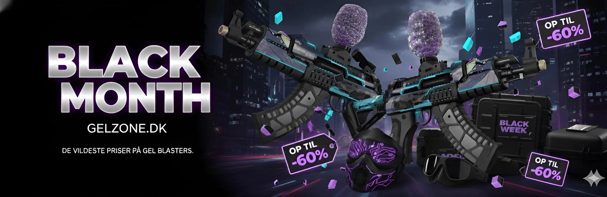 Black month gel blaster